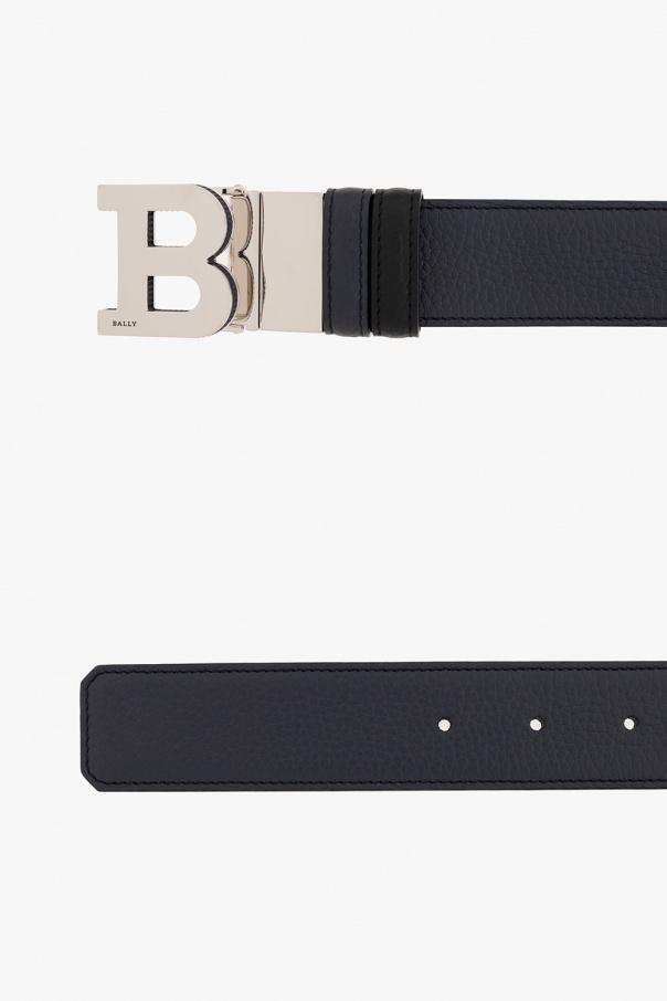 Navy blue outlet bally belt